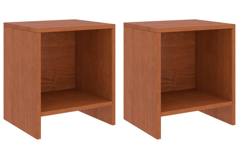 Yöpöydät 2 kpl hunajanruskea 35x30x40 cm täysi mänty - Huonekalut - Pöytä & ruokailuryhmä - Apupöytä & sivupöytä - Yöpöytä