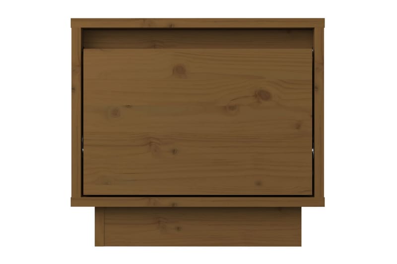 Yöpöydät 2 kpl hunajanruskea 35x34x32 cm täysi mänty - Ruskea - Huonekalut - Pöytä & ruokailuryhmä - Apupöytä & sivupöytä - Yöpöytä
