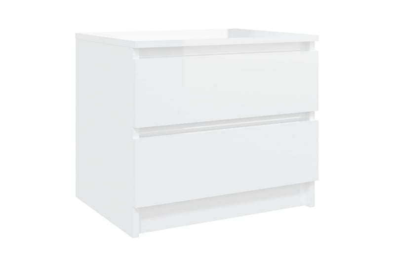 Yöpöydät 2 kpl korkeakiilto 50x39x43,5 cm - Huonekalut - Pöytä & ruokailuryhmä - Apupöytä & sivupöytä - Yöpöytä