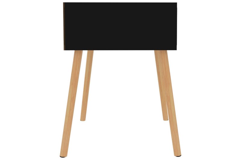 Yöpöydät 2 kpl korkeakiilto musta 40x40x56 cm lastulevy - Musta - Huonekalut - Pöytä & ruokailuryhmä - Apupöytä & sivupöytä - Yöpöytä