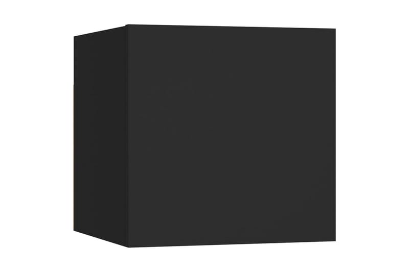 Yöpöydät 2 kpl musta 30,5x30x30 cm lastulevy - Musta - Huonekalut - Pöytä & ruokailuryhmä - Apupöytä & sivupöytä - Yöpöytä