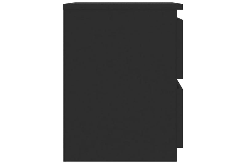 Yöpöydät 2 kpl musta 30x30x40 cm lastulevy - Musta - Huonekalut - Pöytä & ruokailuryhmä - Apupöytä & sivupöytä - Yöpöytä