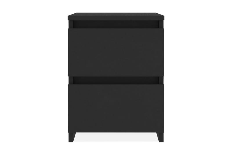 Yöpöydät 2 kpl musta 30x30x40 cm lastulevy - Musta - Huonekalut - Pöytä & ruokailuryhmä - Apupöytä & sivupöytä - Yöpöytä