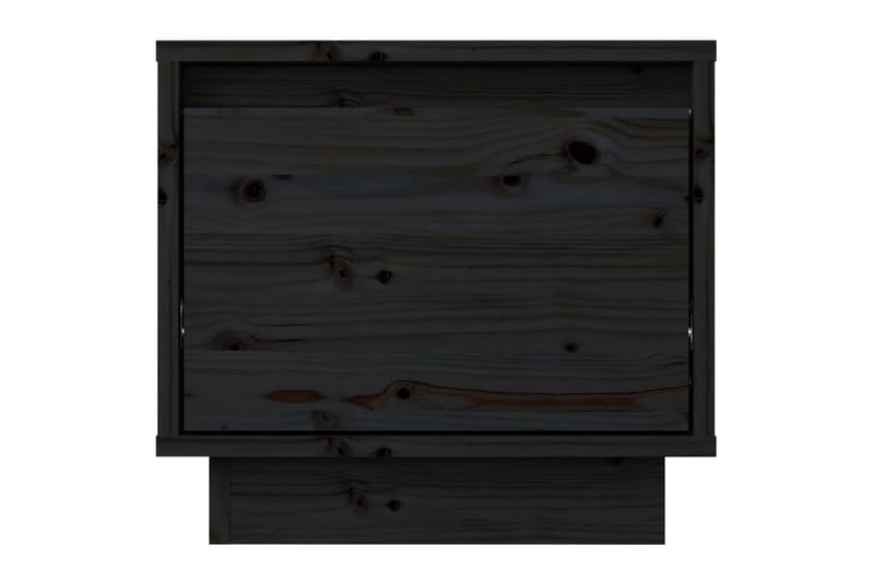 Yöpöydät 2 kpl musta 35x34x32 cm täysi mänty - Musta - Huonekalut - Pöytä & ruokailuryhmä - Apupöytä & sivupöytä - Yöpöytä