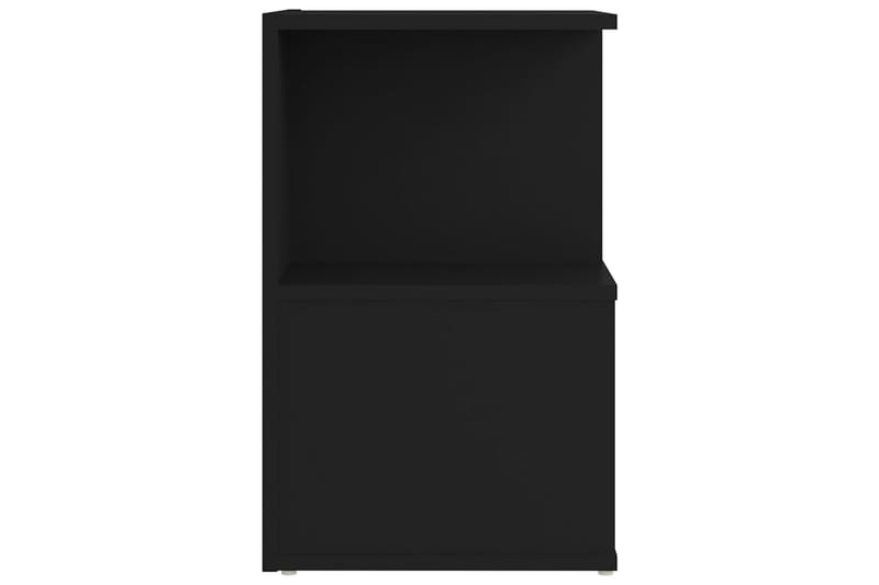 Yöpöydät 2 kpl musta 35x35x55 cm lastulevy - Huonekalut - Pöytä & ruokailuryhmä - Apupöytä & sivupöytä - Yöpöytä