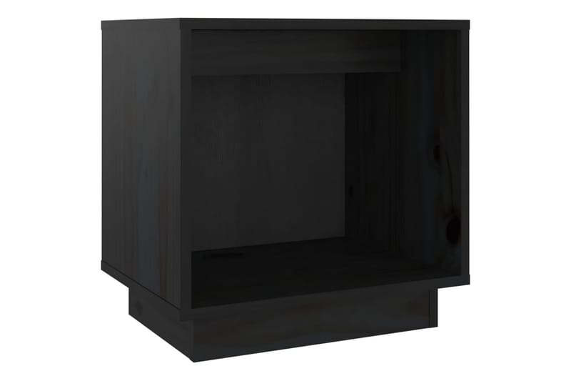 Yöpöydät 2 kpl musta 40x30x40 cm täysi mänty - Musta - Huonekalut - Pöytä & ruokailuryhmä - Apupöytä & sivupöytä - Yöpöytä
