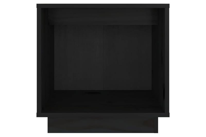 Yöpöydät 2 kpl musta 40x30x40 cm täysi mänty - Musta - Huonekalut - Pöytä & ruokailuryhmä - Apupöytä & sivupöytä - Yöpöytä