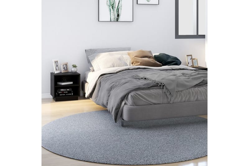 Yöpöydät 2 kpl musta 40x34x40 cm täysi mänty - Musta - Huonekalut - Pöytä & ruokailuryhmä - Apupöytä & sivupöytä - Yöpöytä