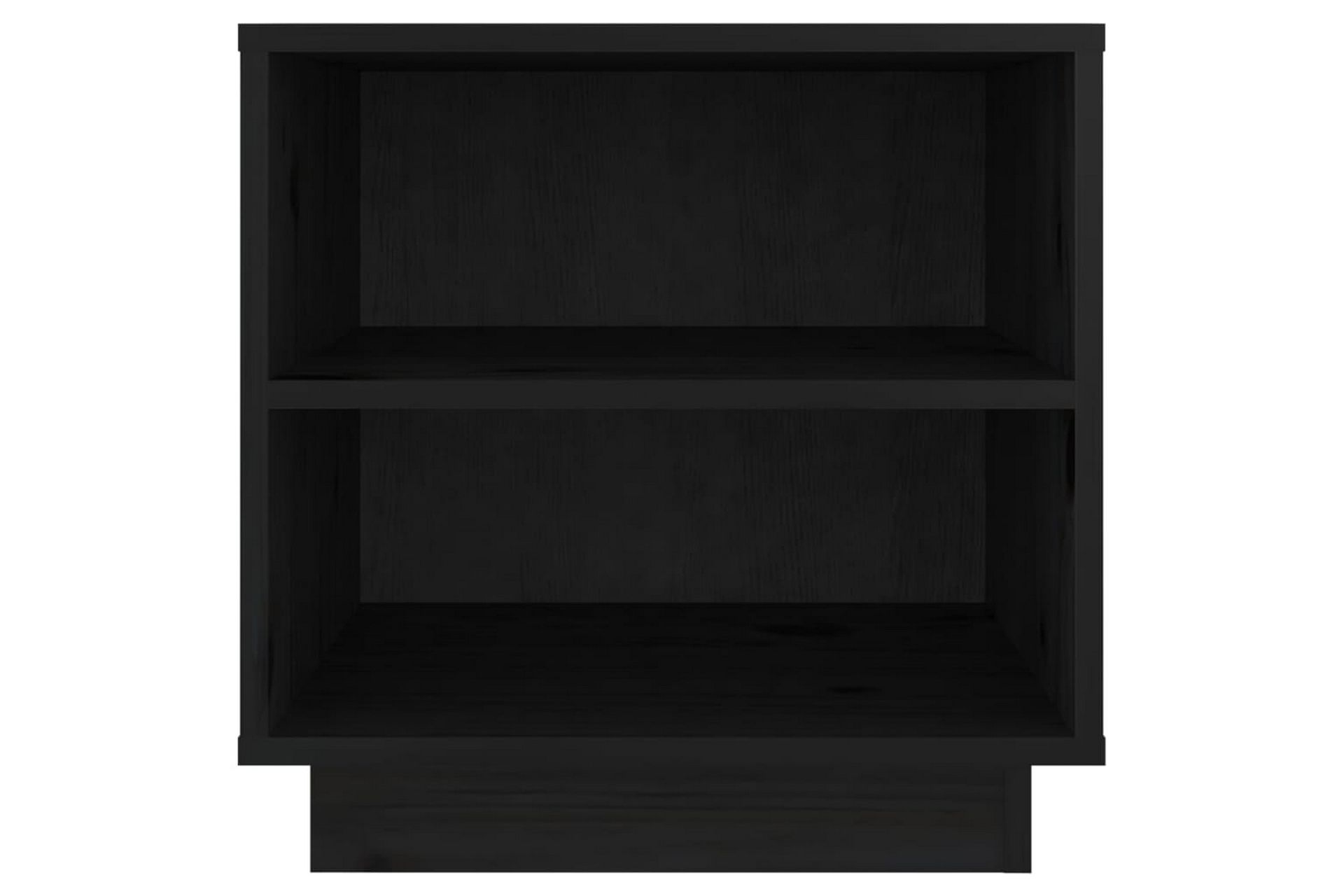 Yöpöydät 2 kpl musta 40x34x40 cm täysi mänty - Musta - Huonekalut - Pöytä & ruokailuryhmä - Apupöytä & sivupöytä - Yöpöytä