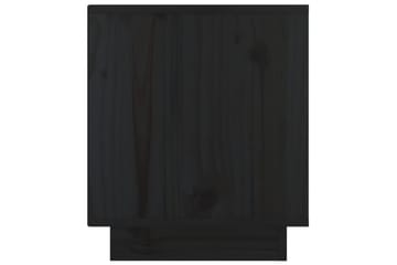 Yöpöydät 2 kpl musta 40x34x40 cm täysi mänty - Musta - Huonekalut - Pöytä & ruokailuryhmä - Apupöytä & sivupöytä - Yöpöytä