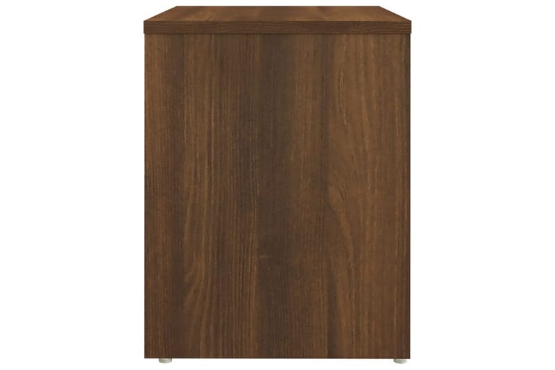 Yöpöydät 2 kpl ruskea tammi 40x30x40 cm tekninen puu - Ruskea - Huonekalut - Pöytä & ruokailuryhmä - Apupöytä & sivupöytä - Yöpöytä