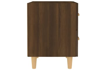 Yöpöydät 2 kpl ruskea tammi 40x35x47,5 cm - Ruskea - Huonekalut - Pöytä & ruokailuryhmä - Apupöytä & sivupöytä - Yöpöytä