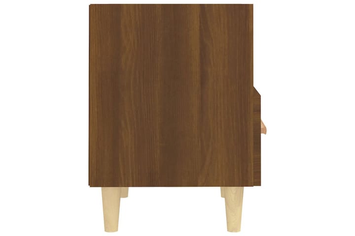 Yöpöydät 2 kpl ruskea tammi 40x35x47 cm - Ruskea - Yöpöytä