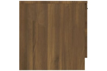 Yöpöydät 2 kpl ruskea tammi 40x39x40 cm - Ruskea - Huonekalut - Pöytä & ruokailuryhmä - Apupöytä & sivupöytä - Yöpöytä