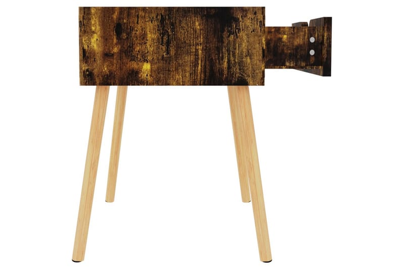 Yöpöydät 2 kpl savutammi 40x40x56 cm lastulevy - Ruskea - Huonekalut - Pöytä & ruokailuryhmä - Apupöytä & sivupöytä - Yöpöytä