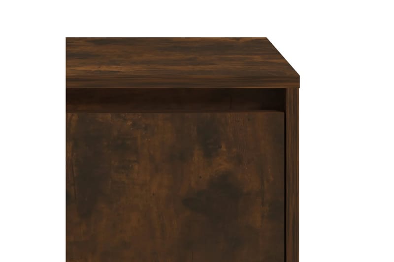 Yöpöydät 2 kpl savutammi 45x34x44,5 cm lastulevy - Ruskea - Huonekalut - Pöytä & ruokailuryhmä - Apupöytä & sivupöytä - Yöpöytä