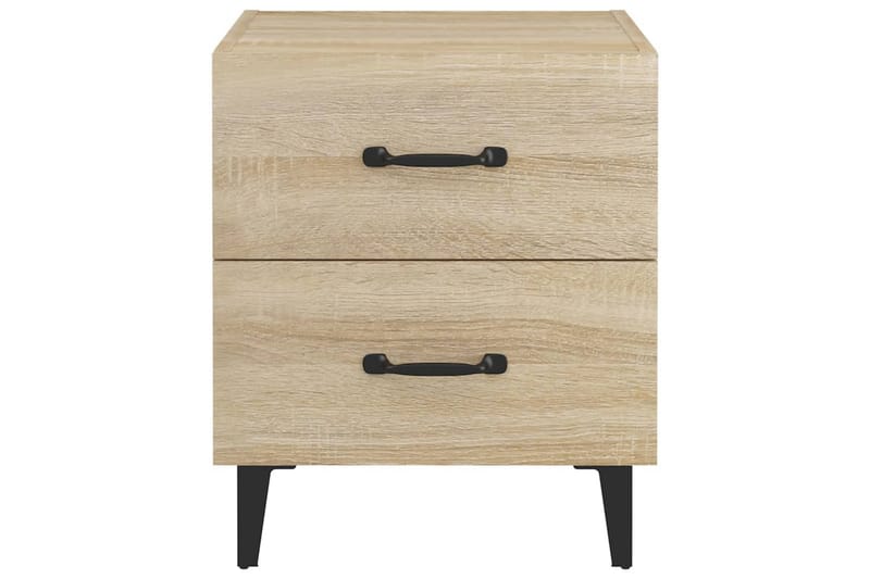 Yöpöydät 2 kpl Sonoma-tammi 40x35x47,5 cm - Ruskea - Huonekalut - Pöytä & ruokailuryhmä - Apupöytä & sivupöytä - Yöpöytä