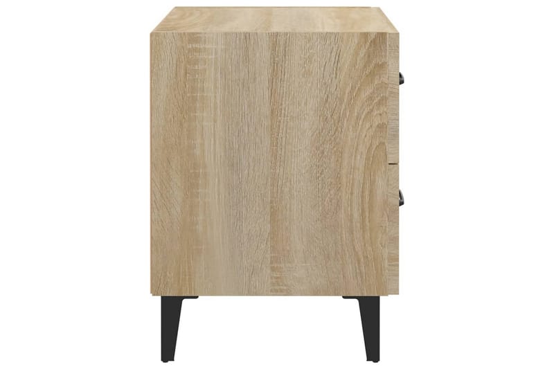 Yöpöydät 2 kpl Sonoma-tammi 40x35x47,5 cm - Ruskea - Huonekalut - Pöytä & ruokailuryhmä - Apupöytä & sivupöytä - Yöpöytä