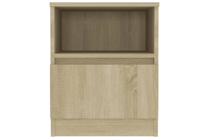 Yöpöydät 2 kpl Sonoma-tammi 40x40x50 cm lastulevy - Huonekalut - Pöytä & ruokailuryhmä - Apupöytä & sivupöytä - Yöpöytä