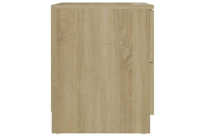 Yöpöydät 2 kpl Sonoma-tammi 40x40x50 cm lastulevy - Huonekalut - Pöytä & ruokailuryhmä - Apupöytä & sivupöytä - Yöpöytä