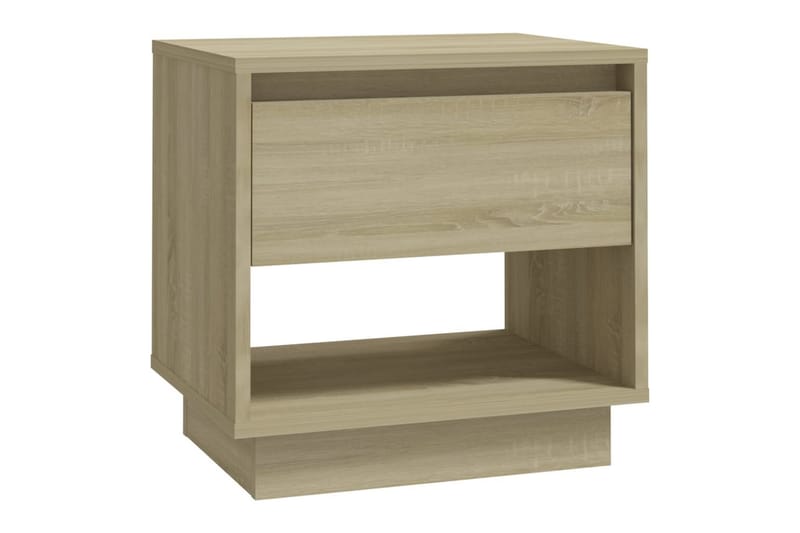 Yöpöydät 2 kpl Sonoma-tammi 45x34x44 cm lastulevy - Beige - Huonekalut - Pöytä & ruokailuryhmä - Apupöytä & sivupöytä - Yöpöytä