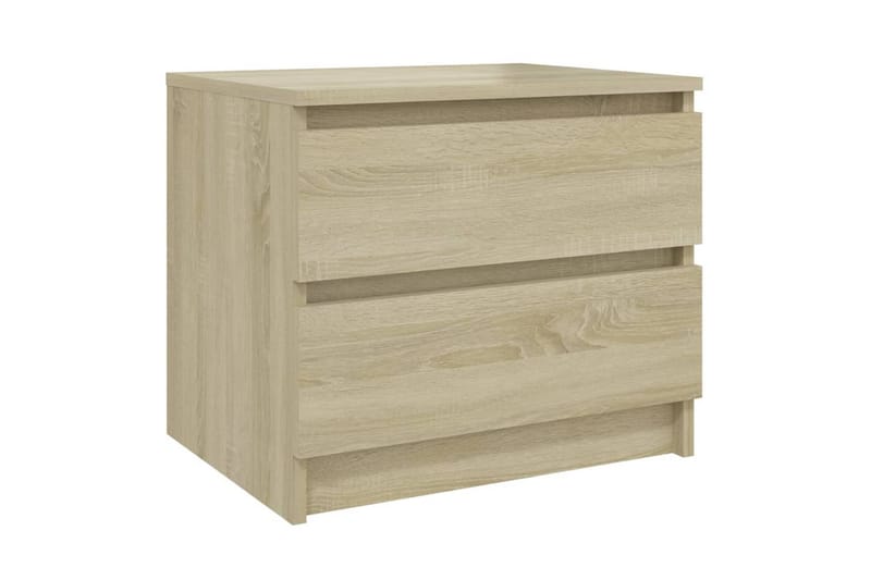 Yöpöydät 2 kpl Sonoma-tammi 50x39x43,5 cm lastulevy - Huonekalut - Pöytä & ruokailuryhmä - Apupöytä & sivupöytä - Yöpöytä