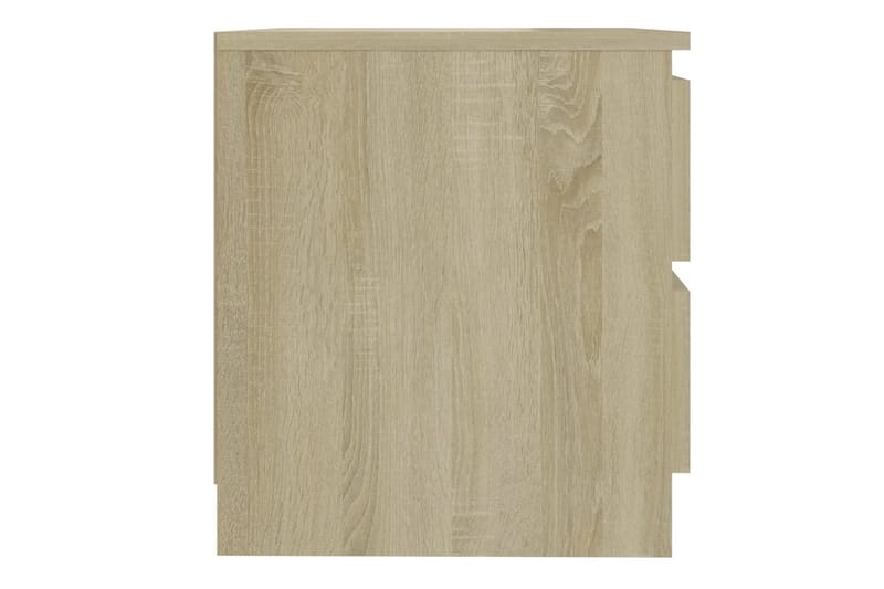 Yöpöydät 2 kpl Sonoma-tammi 50x39x43,5 cm lastulevy - Huonekalut - Pöytä & ruokailuryhmä - Apupöytä & sivupöytä - Yöpöytä