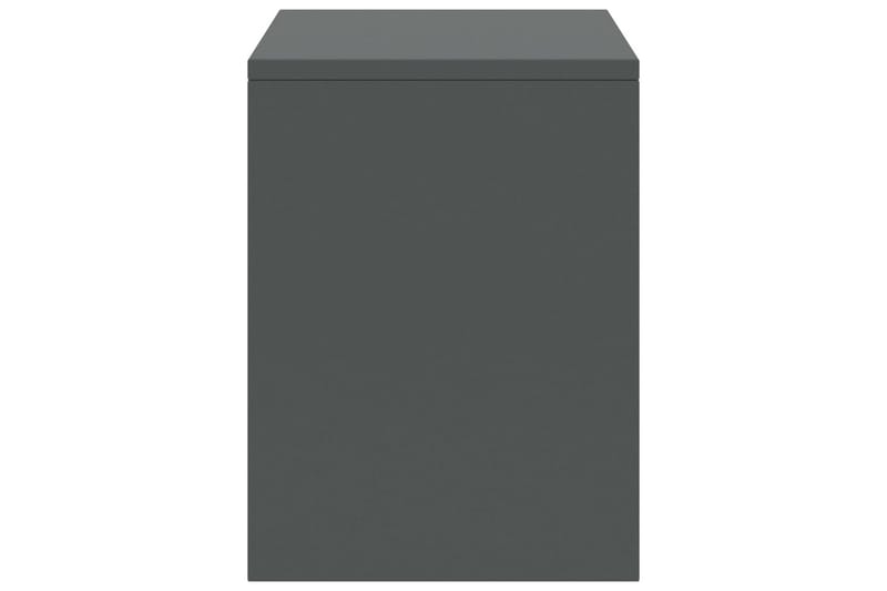 Yöpöydät 2 kpl tummanharmaa 35x30x40 cm täysi mänty - Huonekalut - Pöytä & ruokailuryhmä - Apupöytä & sivupöytä - Yöpöytä