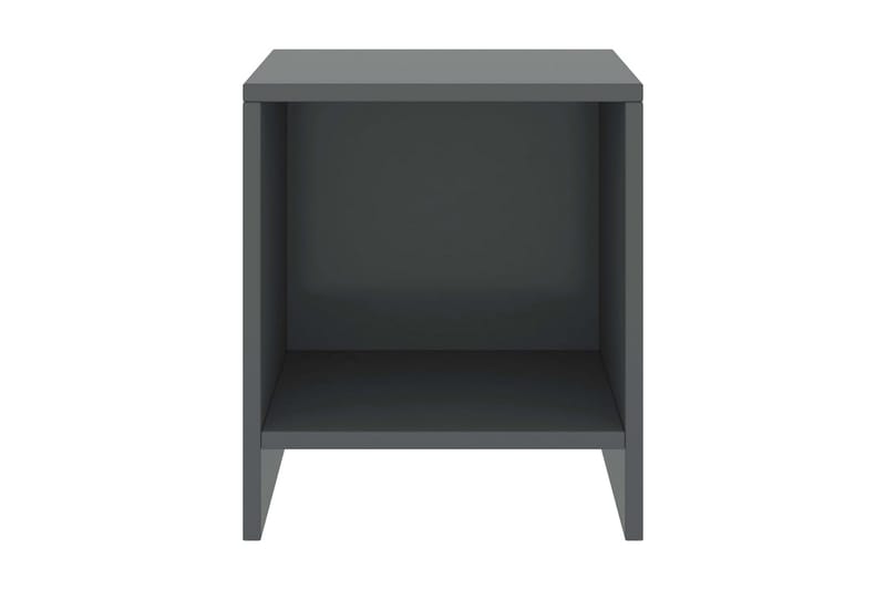 Yöpöydät 2 kpl tummanharmaa 35x30x40 cm täysi mänty - Huonekalut - Pöytä & ruokailuryhmä - Apupöytä & sivupöytä - Yöpöytä