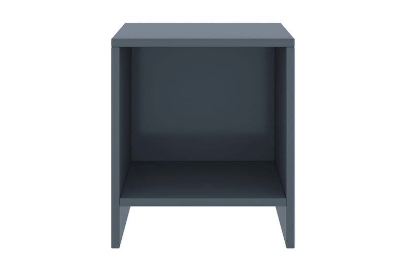 Yöpöydät 2 kpl vaaleanharmaa 35x30x40 cm täysi mänty - Huonekalut - Pöytä & ruokailuryhmä - Apupöytä & sivupöytä - Yöpöytä