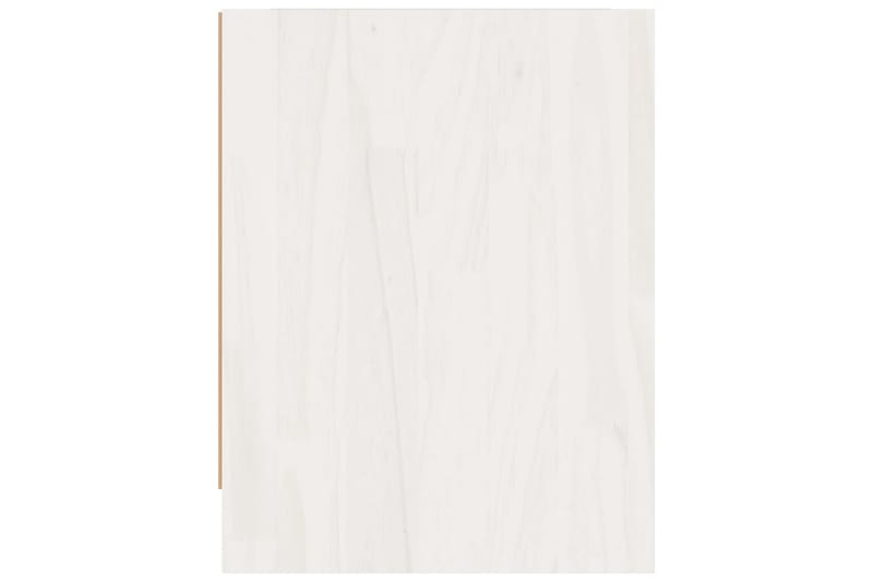 Yöpöydät 2 kpl valkoinen 40x30,5x40 cm täysi mänty - Valkoinen - Huonekalut - Pöytä & ruokailuryhmä - Apupöytä & sivupöytä - Yöpöytä