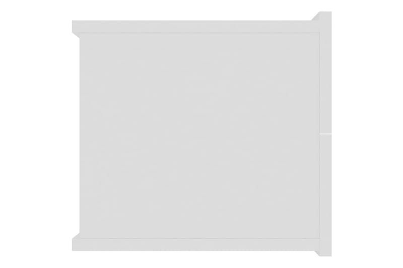Yöpöydät 2 kpl valkoinen 40x30x30 cm lastulevy - Valkoinen - Huonekalut - Pöytä & ruokailuryhmä - Apupöytä & sivupöytä - Yöpöytä
