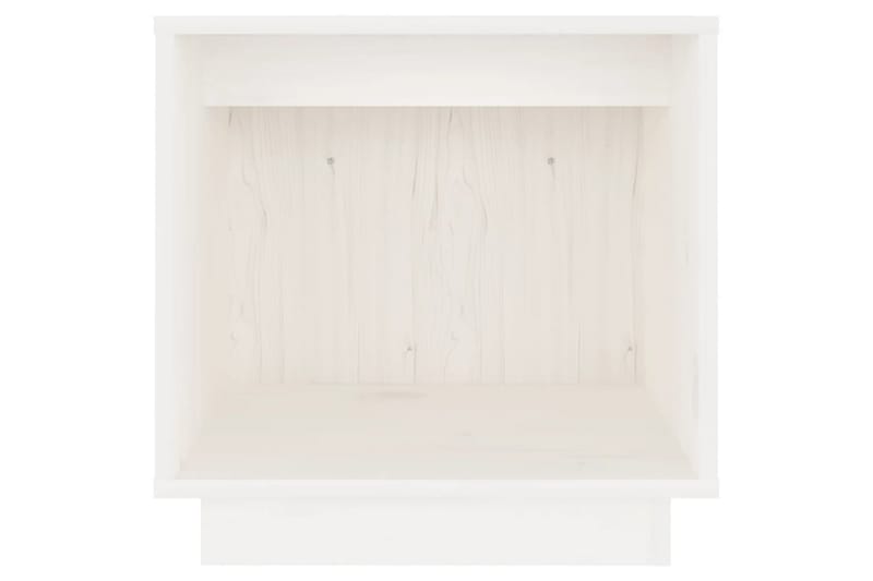 Yöpöydät 2 kpl valkoinen 40x30x40 cm täysi mänty - Valkoinen - Huonekalut - Pöytä & ruokailuryhmä - Apupöytä & sivupöytä - Yöpöytä