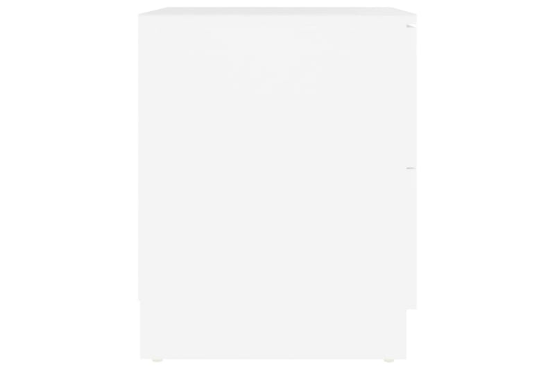 Yöpöydät 2 kpl valkoinen 40x40x50 cm lastulevy - Huonekalut - Pöytä & ruokailuryhmä - Apupöytä & sivupöytä - Yöpöytä