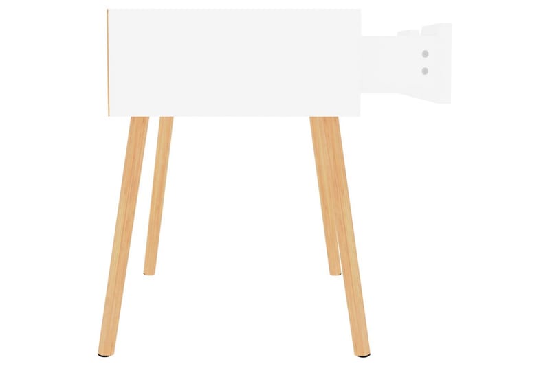 Yöpöydät 2 kpl valkoinen 40x40x56 cm lastulevy - Valkoinen - Huonekalut - Pöytä & ruokailuryhmä - Apupöytä & sivupöytä - Yöpöytä