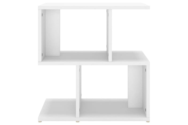 Yöpöydät 2 kpl valkoinen 50x30x51,5 cm lastulevy - Huonekalut - Pöytä & ruokailuryhmä - Apupöytä & sivupöytä - Yöpöytä