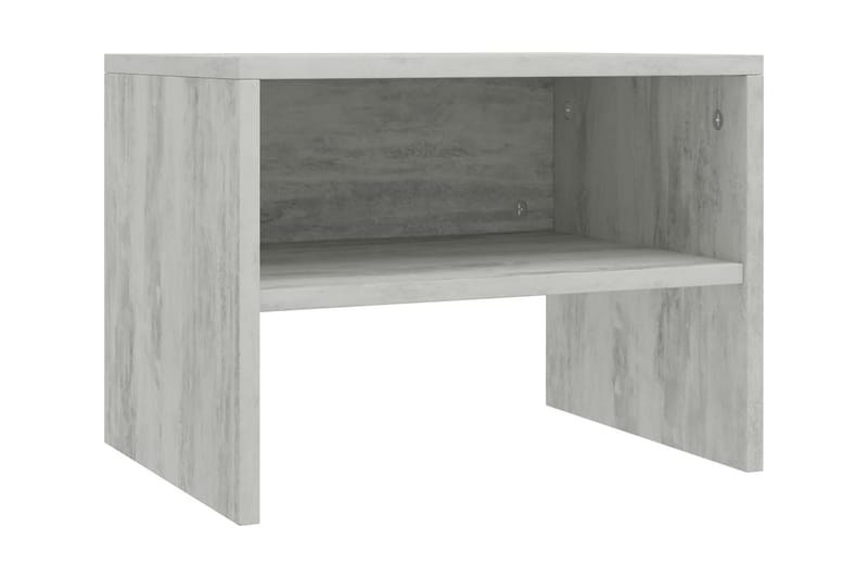Yöpöydät 2kpl betoninharmaa 40x30x30 cm lastulevy - Harmaa - Huonekalut - Pöytä & ruokailuryhmä - Apupöytä & sivupöytä - Yöpöytä