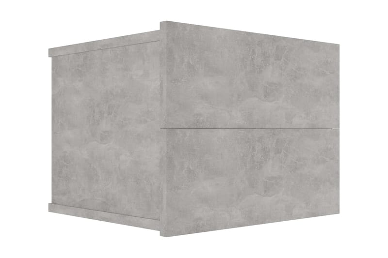 Yöpöydät 2kpl betoninharmaa 40x30x30 cm lastulevy - Harmaa - Huonekalut - Pöytä & ruokailuryhmä - Apupöytä & sivupöytä - Yöpöytä