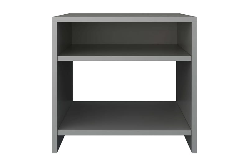 Yöpöydät 2kpl harmaa 40x30x40 cm lastulevy - Harmaa - Huonekalut - Pöytä & ruokailuryhmä - Apupöytä & sivupöytä - Yöpöytä