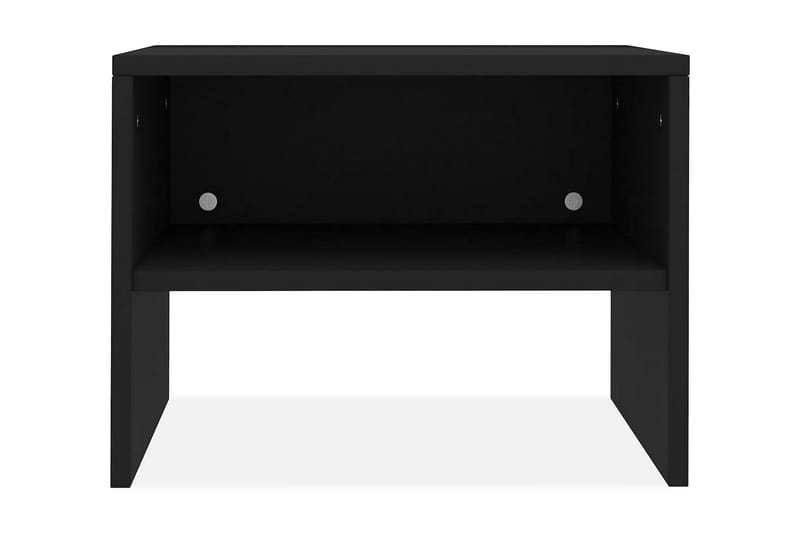 Yöpöydät 2kpl musta 40x30x30 cm lastulevy - Musta - Huonekalut - Pöytä & ruokailuryhmä - Apupöytä & sivupöytä - Yöpöytä