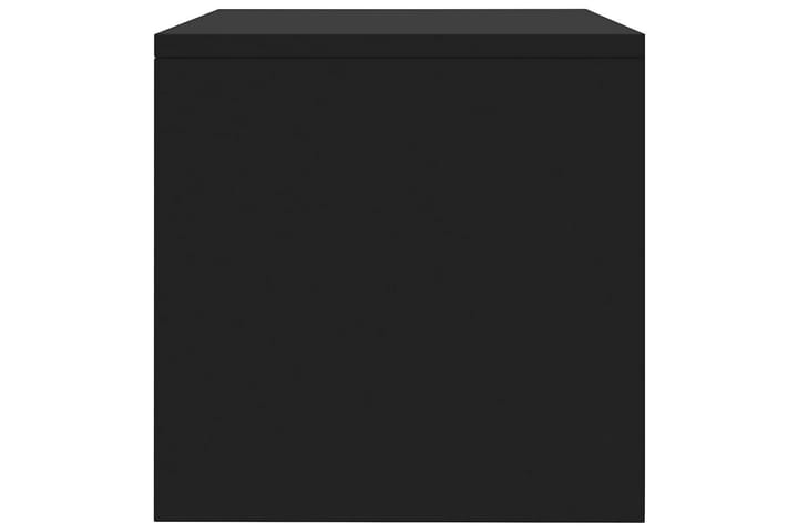 Yöpöydät 2kpl musta 40x30x30 cm lastulevy - Musta - Yöpöytä