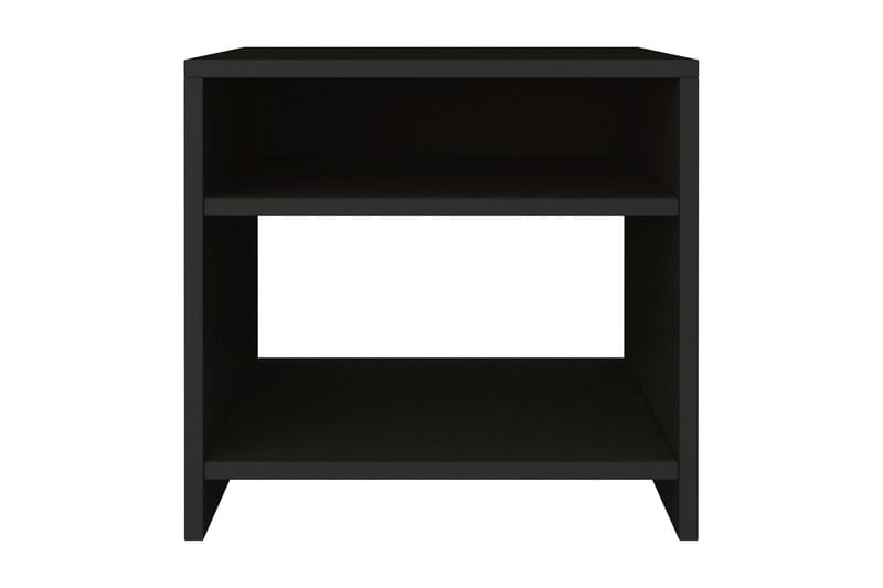 Yöpöydät 2kpl musta 40x30x40 cm lastulevy - Musta - Huonekalut - Pöytä & ruokailuryhmä - Apupöytä & sivupöytä - Yöpöytä