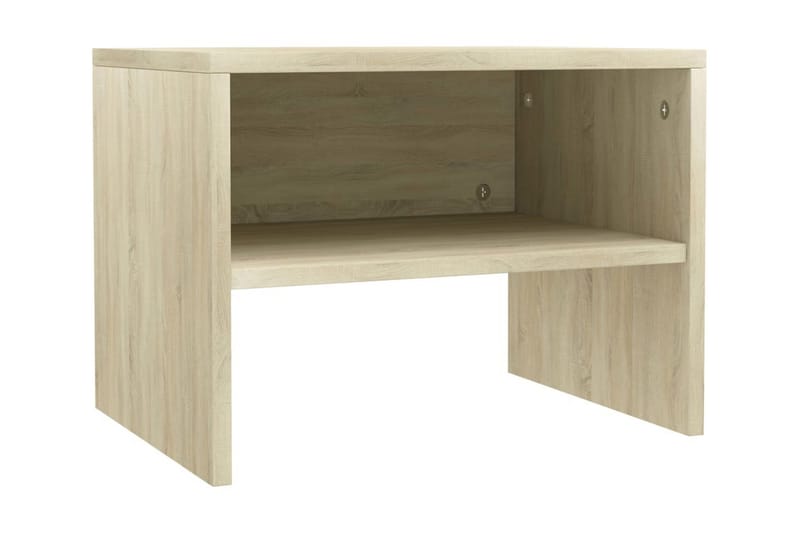 Yöpöydät 2kpl sonoma tammi 40x30x30 cm lastulevy - Ruskea - Huonekalut - Pöytä & ruokailuryhmä - Apupöytä & sivupöytä - Yöpöytä