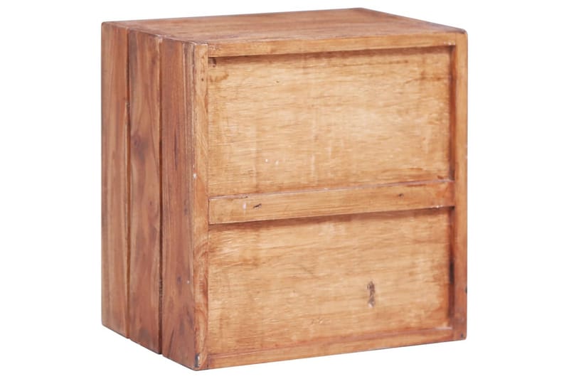 Yöpöytä 3 vetolaatikolla 35x25x35 cm kierrätetty täyspuu - Ruskea - Huonekalut - Pöytä & ruokailuryhmä - Apupöytä & sivupöytä - Yöpöytä