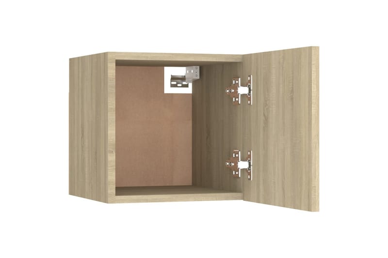 Yöpöytä 30,5x30x30 cm Sonoma-tammi - Ruskea - Huonekalut - Pöytä & ruokailuryhmä - Apupöytä & sivupöytä - Yöpöytä