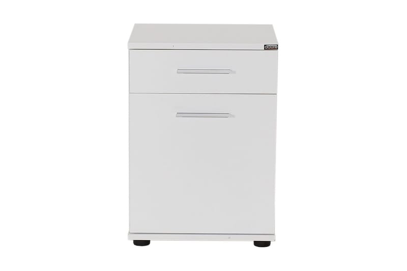 Yöpöytä 40 cm 2 Kaappia - Valkoinen - Huonekalut - Pöytä & ruokailuryhmä - Apupöytä & sivupöytä - Yöpöytä