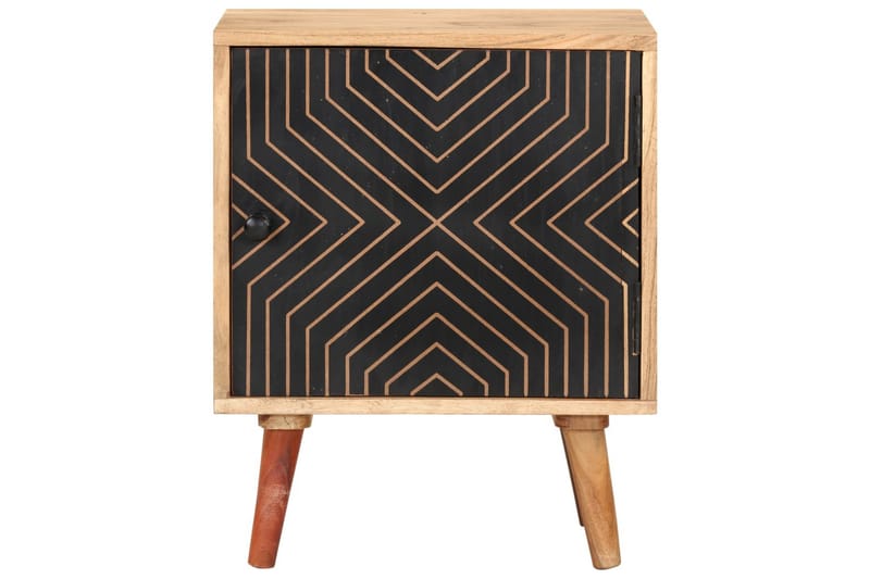 Yöpöytä 40x30x50 cm täysi akaasiapuu - Beige - Huonekalut - Pöytä & ruokailuryhmä - Apupöytä & sivupöytä - Yöpöytä