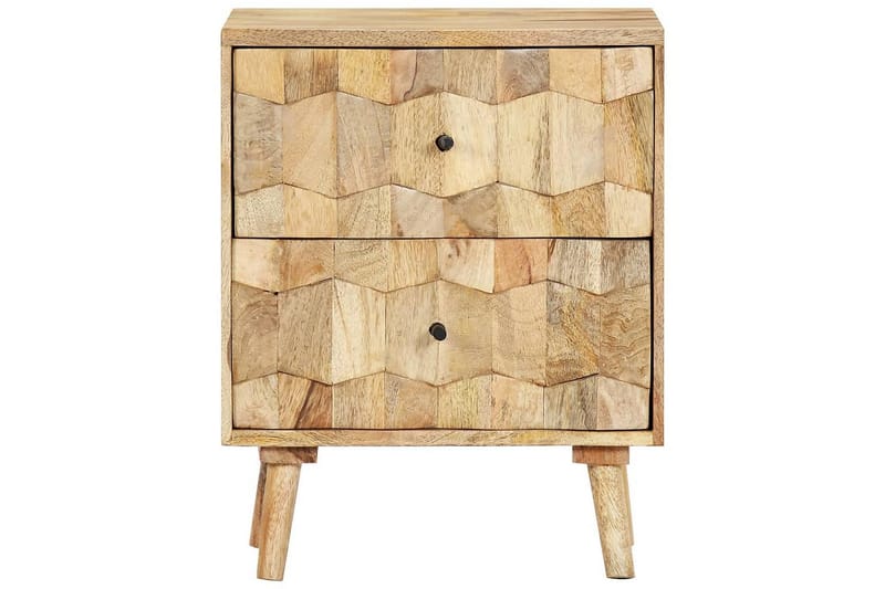 Yöpöytä 40x30x50 cm täysi mangopuu - Ruskea - Huonekalut - Pöytä & ruokailuryhmä - Apupöytä & sivupöytä - Yöpöytä