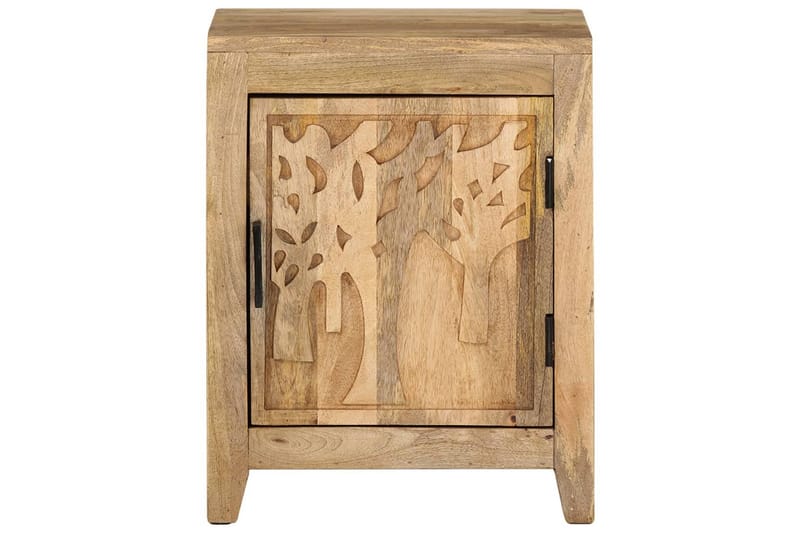 Yöpöytä 40x30x50 cm täysi mangopuu - Ruskea - Huonekalut - Pöytä & ruokailuryhmä - Apupöytä & sivupöytä - Yöpöytä