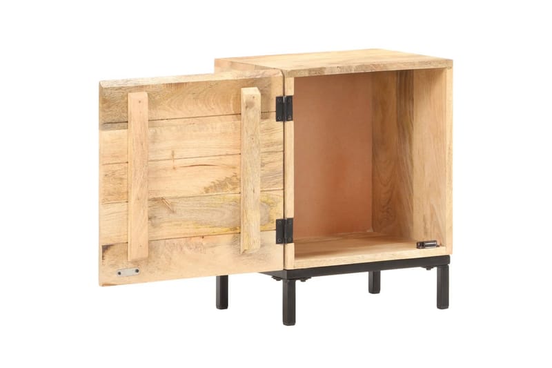 Yöpöytä 40x30x51 cm täysi mangopuu - Ruskea - Huonekalut - Pöytä & ruokailuryhmä - Apupöyt�ä & sivupöytä - Yöpöytä
